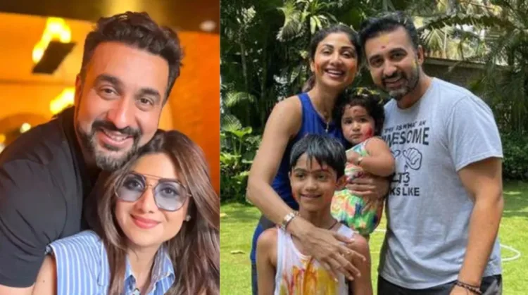Raj Kundra talks shilpa shetty says 11 year old Son about his case