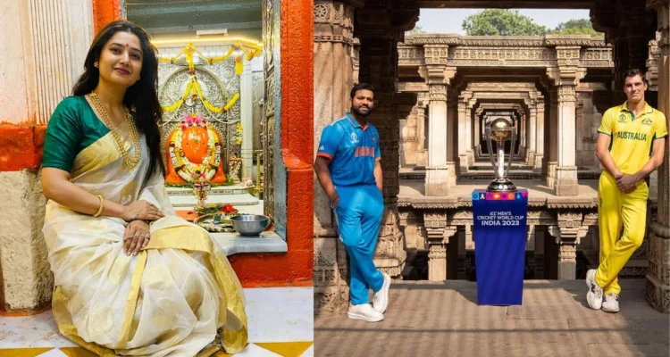 Prajakta Mali prays ganpati bappa for India win worldcup
