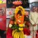 marathi movie dharmaveer part 2 muhurta ceremony done in thane anandashram with prasad oak and pravin tarade