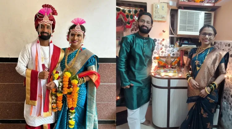 Dattu More celebrates his first diwali after marriage