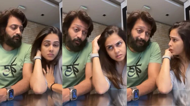 bollywood and marathi femous couple actor riteish genelia deshmukh trolled for latest reel video