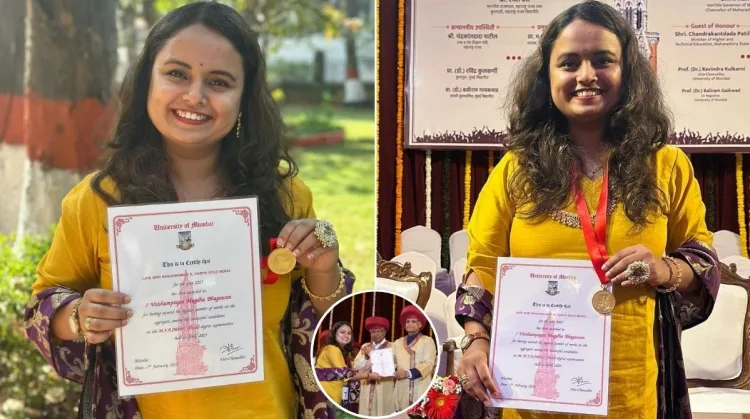 Singer Mugdha Vaishampayan shared an emotional post on social media after receiving her gold medal see the details