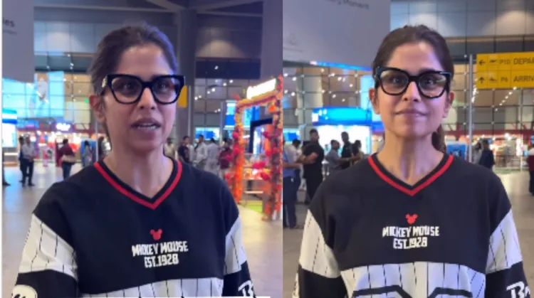 Saie Tamhankar Angry On Paparazi