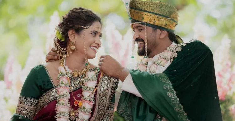 Saorabh Choughule and yogita chavan wedding
