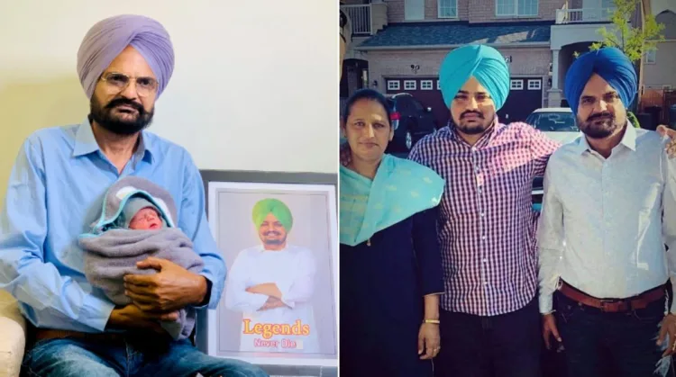 Sidhu Moosewalas mother welcome baby boy and father shares photo of late singers younger brother see the details