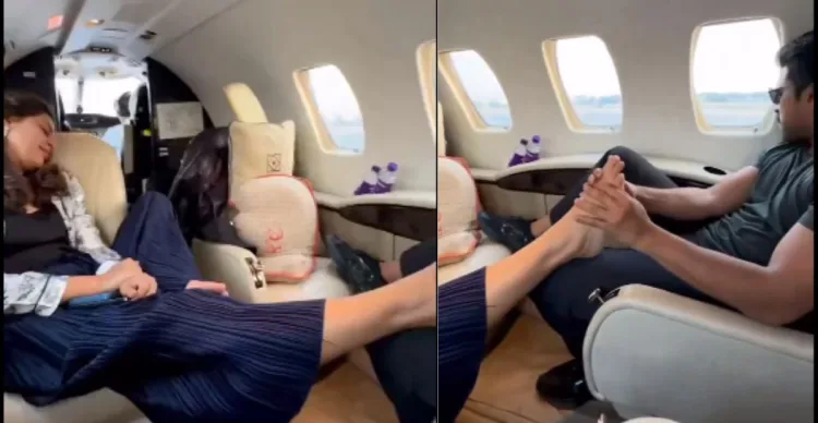 Actor Ram Charan viral video