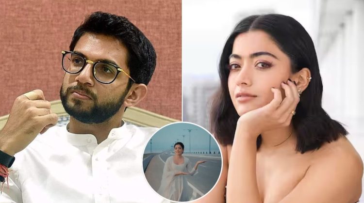 Aditya Thackeray shared a sarcastic post on Rashmika Mandana Atal Setu video.