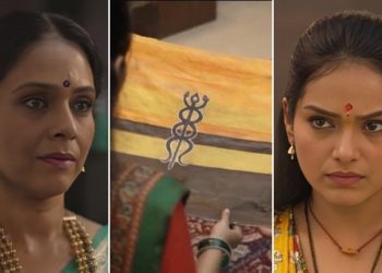 Satvya Mulichi Satavi Mulgi serial update Will Trinayana Devi save Netra's baby from Virochak?