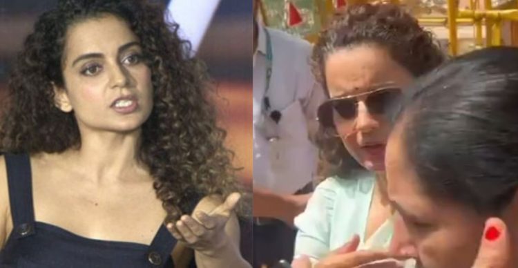 Kangana ranuat angry on reporter