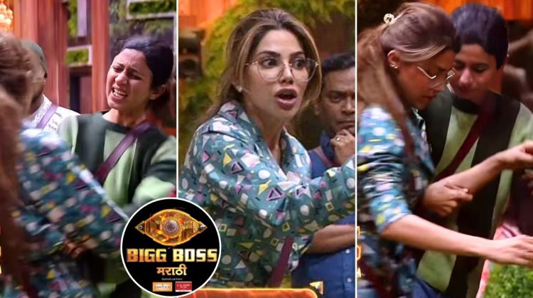 Bigg Boss Marathi new season update Nikki Tamboli and Konkan Hearted Girl fight over the nomination task know more