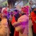 yoga guru Ramdev Baba doing an amazing dance at Anant Ambani and Radhika Merchant wedding video viral on social media.