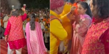 anant and radhika in jamnagar