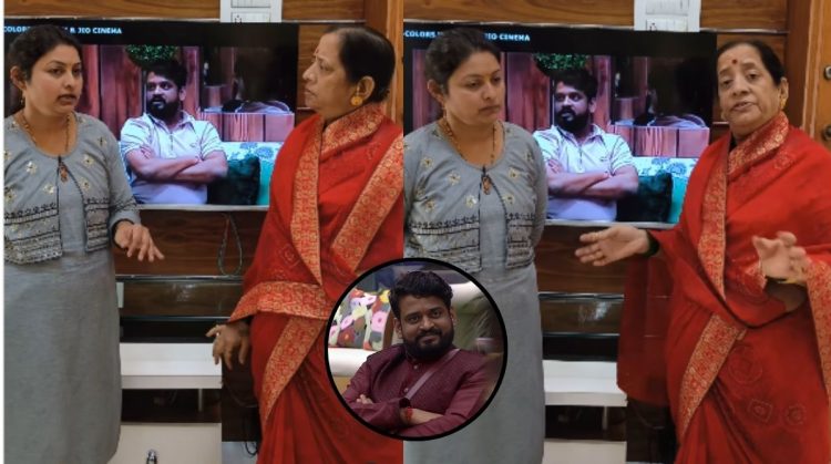 dhananjay powar mother and wife on Bigg Boss Marathi 5
