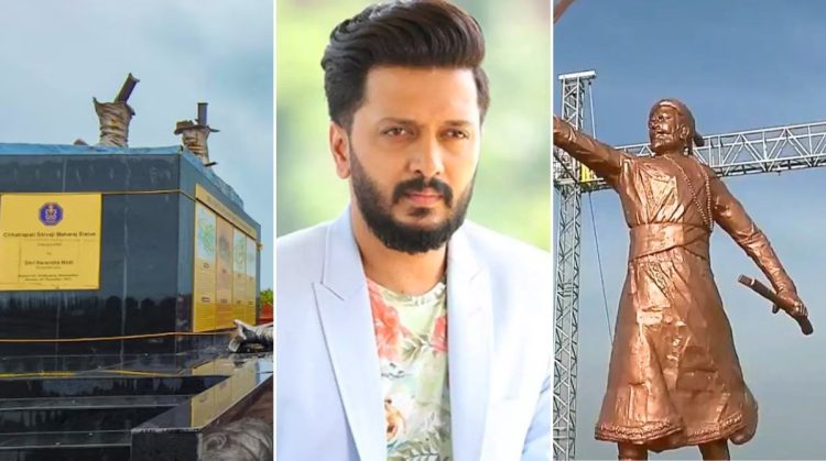 Chhatrapati Shivaji Maharaj statue at Rajkot fort in Malvan in Sindhudurg district collapsed Riteish deshmukh, kiran mane amol kolhe mangesh boggoankar Arvind jagtap shared post
