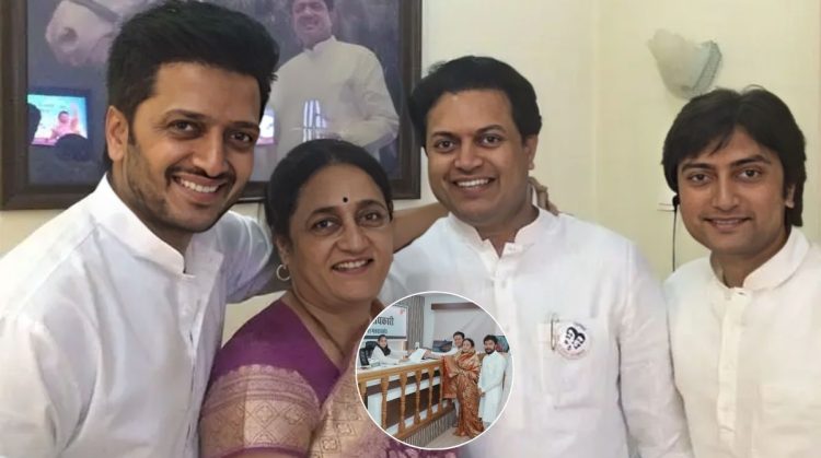 Marathi Actor Riteish Deshmukh wished his brothers Amit and Dheeraj all the best for the upcoming vidhansabha elections 2024