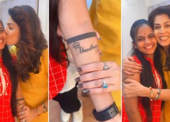 Sukh Mhanje Nakki Kay Asta fame Madhavi Nimkar shared a video of her fangirl who tattooed actress name on hand