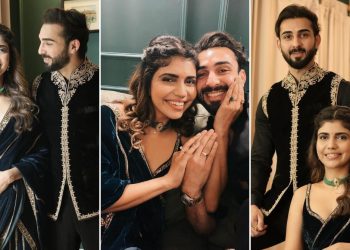 Yeh Hai Mohabbatein fame actor Abhishek Verma and Iditri Goyal Engagement photo viral on social media