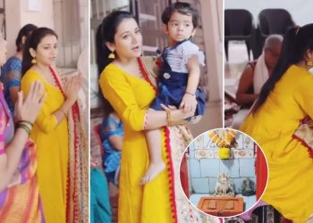 Tharla tar mag serial fame actress Jui Gadkari shared a special video of Datta Jayanti celebration at home.