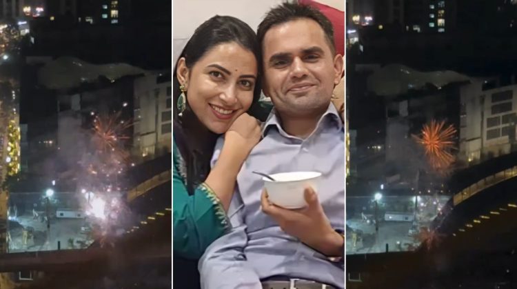 Actress Kranti Redkar shared a special video of fans bursting firecrackers on her husband Sameer Wankhede birthday on social media.