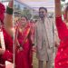 Shiva serial fame Marathi actor Shalva Kinjwadekar dancing in a his wedding video viral on social media.