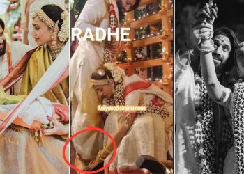 South Actress Sobhita Dhulipala touched her husband Naga Chaitanya feet video viral on social media netizens criticized