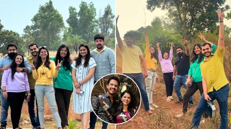 aai kuthe kay karte fame Marathi Actress kaumudi walokar shared special photos from her bride to be party on social media.