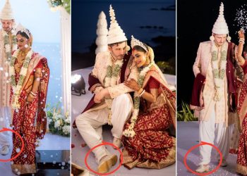 Bigg Boss fame actress Sreejitha de commented on her husband's trolling after he wore slippers at the wedding