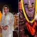 Bollywood actress Sara Ali Khan started the New Year by visiting Srisailam Mallikarjuna Jyotirlinga in Andhra Pradesh.