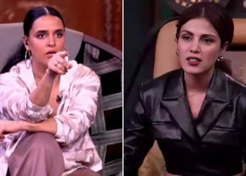 Neha Dhupia and Rhea Chakraborty argument during the Roadies show season 20