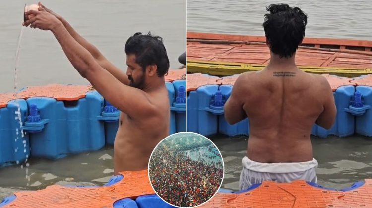 Marathi Actor Saorabh Choughule shared his Mahakumbh Mela experience on social media with sharing video