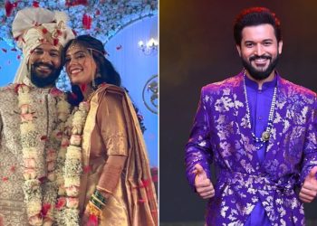 Man Dhaga Dhaga Jodte Nava serial fame Abhishek Rahalkar married and wedding photo viral on social media
