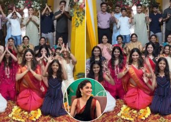 Actress Shivani Sonar danced on Khanderayachya Lagnala song with her family video viral on social media