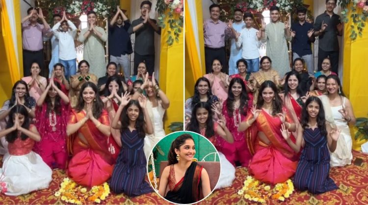 Actress Shivani Sonar danced on Khanderayachya Lagnala song with her family video viral on social media