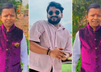 Bigg boss Marathi 5 fame Dhananjay Powar and Janhavi Killekar funny commented on a video ghanshyam darwade video.