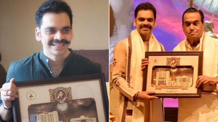 Rahul Deshpande receive first Lata Mangeshkar Sangeet Seva Award