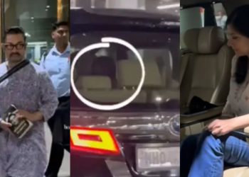 aamir khan gf gauri airport video