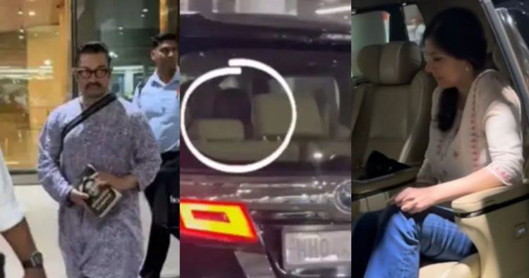 aamir khan gf gauri airport video