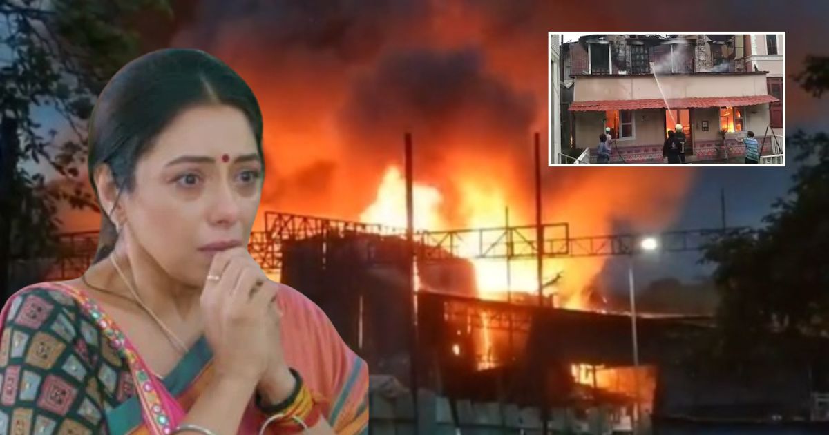 Anupamaa Set Burns In Ashes 