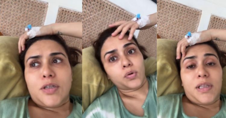 amruta khanvilkar sickness after kedarnath trip