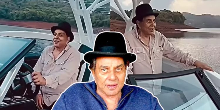 dharmendra speed boat video