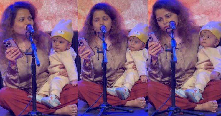 Kartiki gaikwad video with son