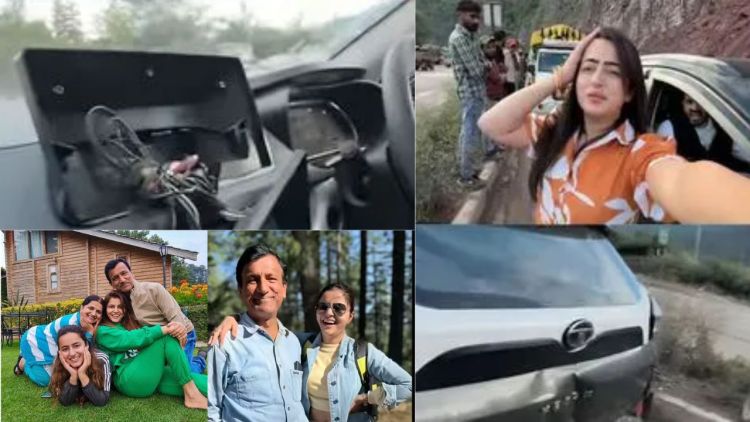 Rubina Dilaik Father Accident