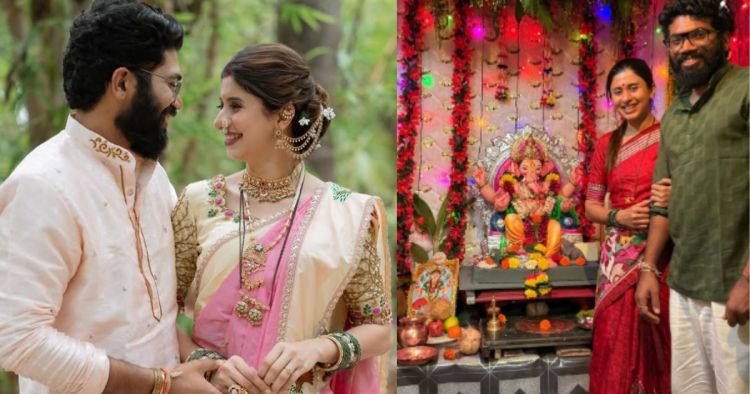 ankita walawalkar ganesh festival