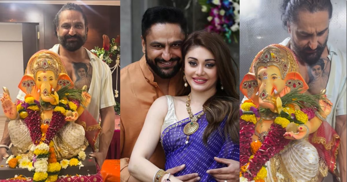  parag tyagi shefali jariwala ganpati