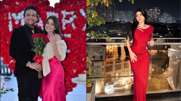 Famous Actress Engagement Post