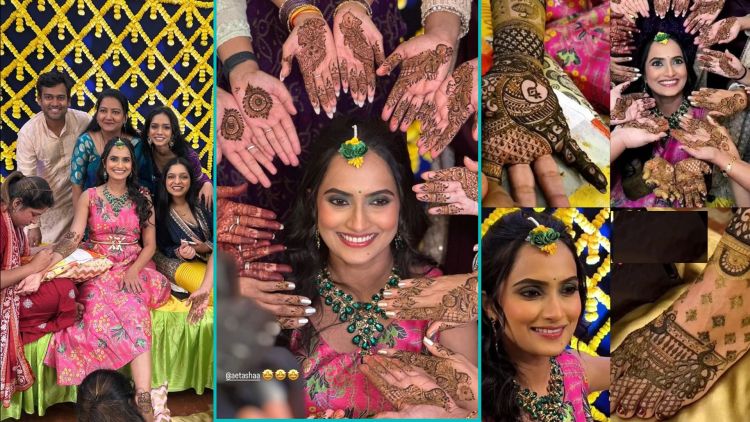 Marathi Actress Mehandi Ceremony