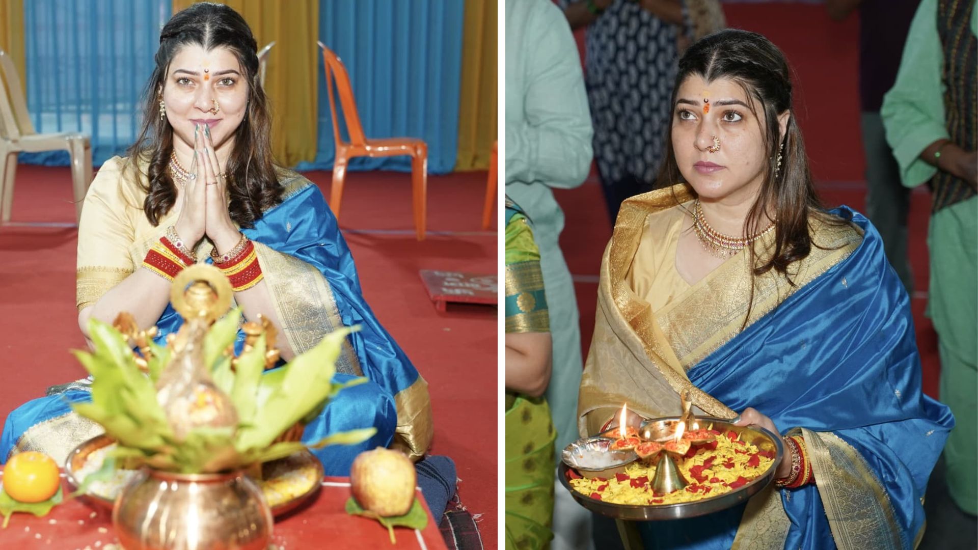 Tejaswini Pandit Presence In Navaratri Festival
