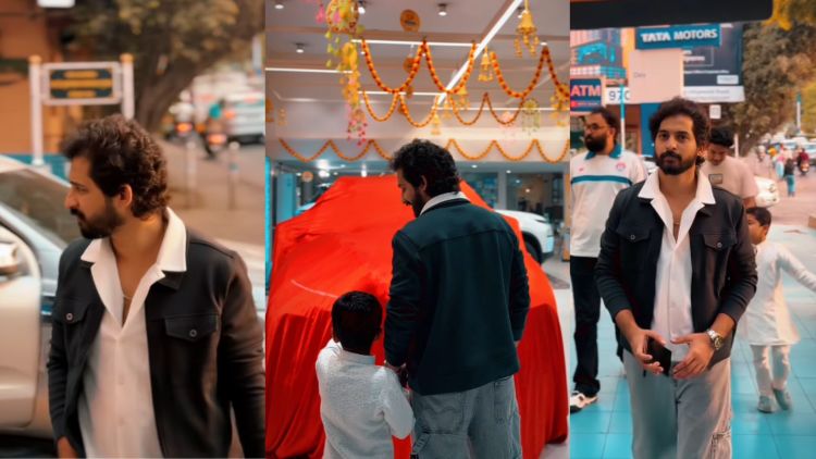 Marathi actor buy new car