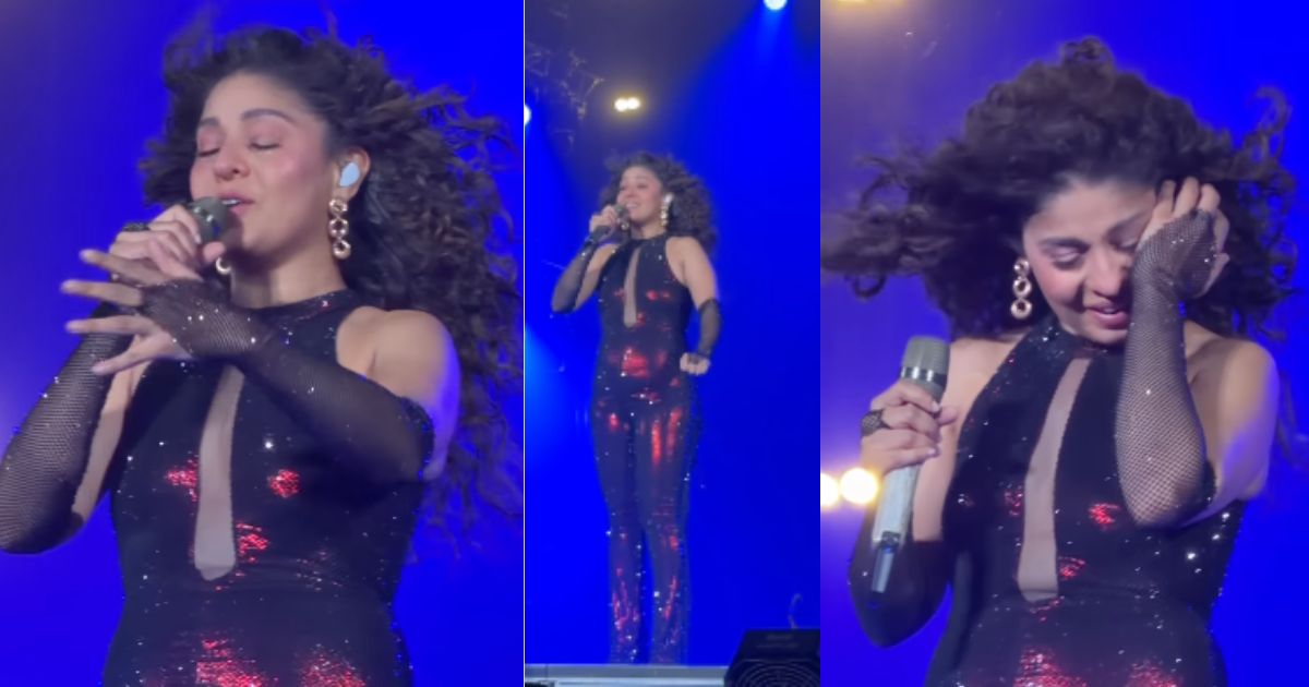 Sunidhi chahan crying on stage
