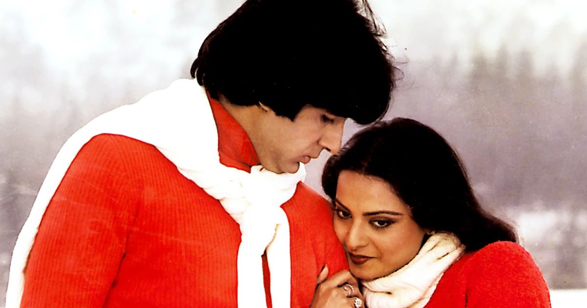Rekha and Amitabh Bachchan
